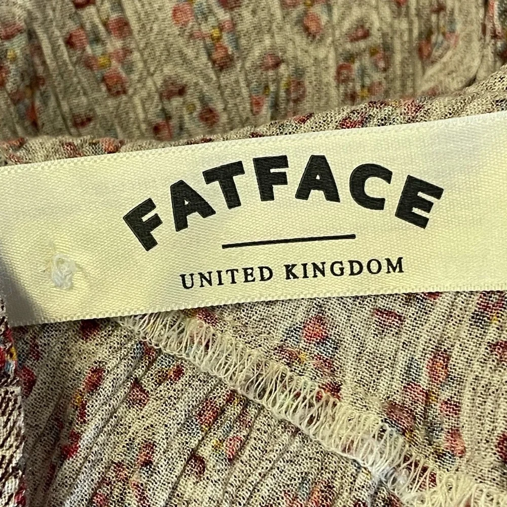 Fatface Ruffle Print Top - Picture 5 of 6